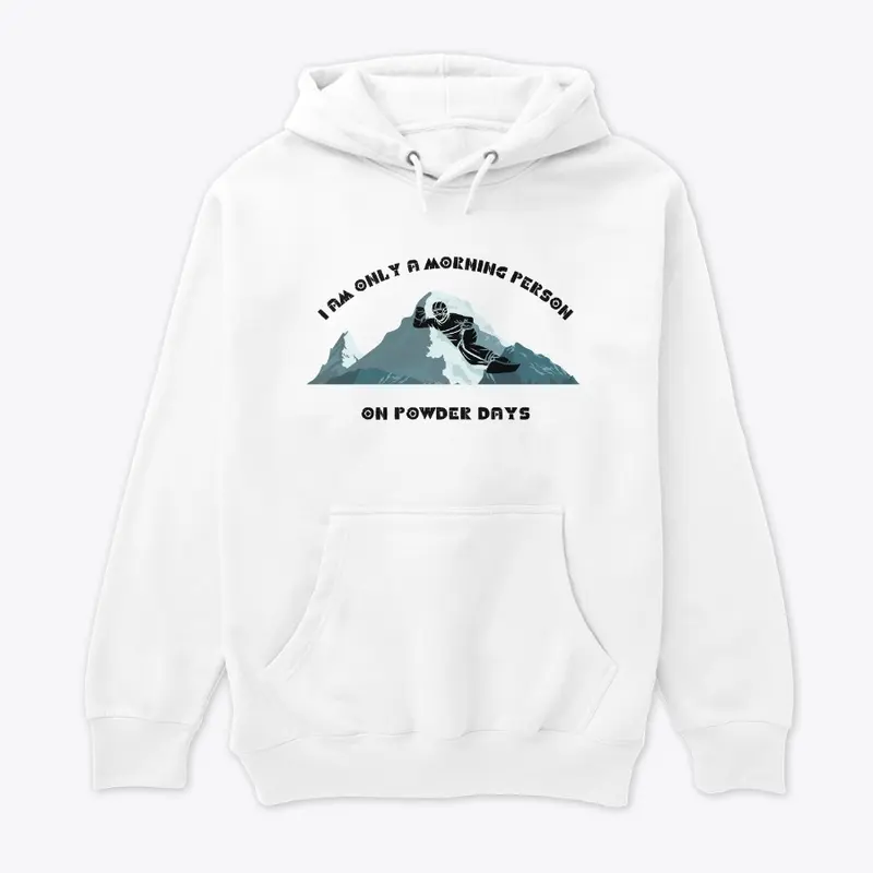 Snowboard Powder Hoodie